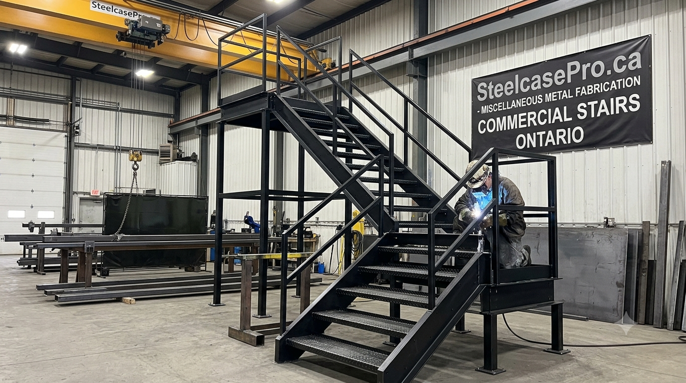 Miscellaneous Metal Fabrication Commercial Stairs Ontario